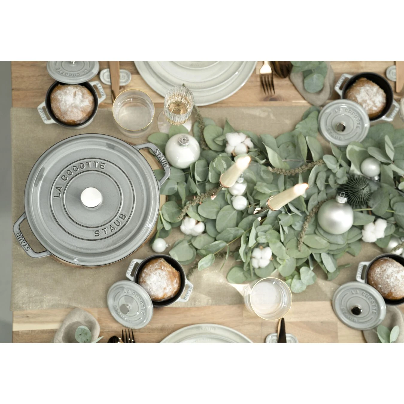 Staub Cocotte Rotonda - 26 Cm, Colore Grigio Grafite 6 Staub Cocotte Rotonda - 26 Cm, Colore Grigio Grafite - immagine 6