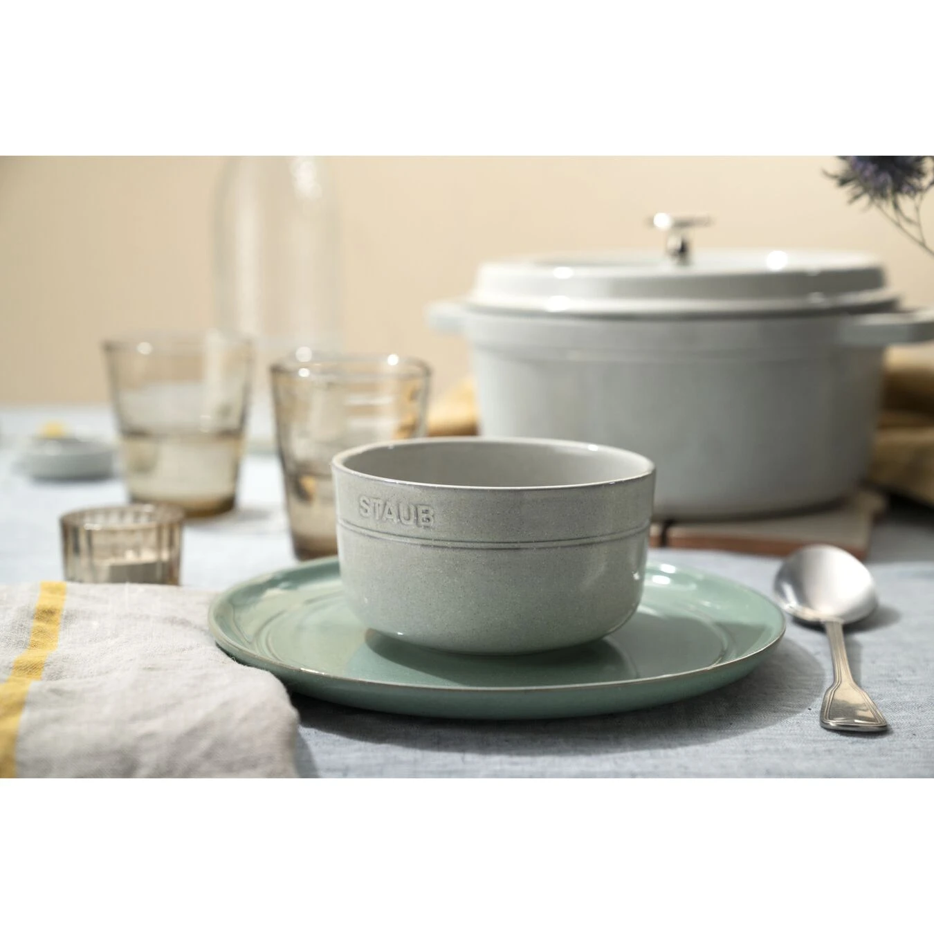 Staub Ciotola Rotonda - 12 Cm, Tartufo Bianco 4 Staub Ciotola Rotonda - 12 Cm, Tartufo Bianco - immagine 4