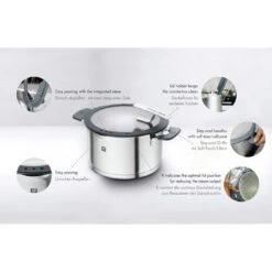 Zwilling Casseruola Con Manico - 16 Cm, Acciaio Inox 11 Zwilling Casseruola Con Manico - 16 Cm, Acciaio Inox -Staub Shop 750052453