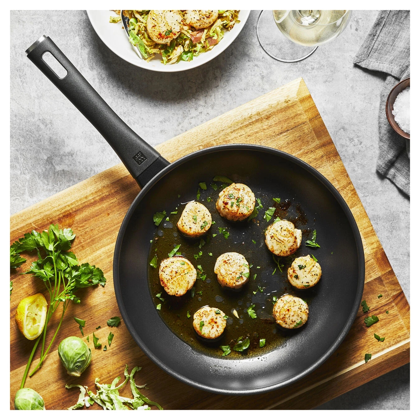 Zwilling Padella - 28 Cm, Alluminio, Duraslide Granite 2 Zwilling Padella - 28 Cm, Alluminio, Duraslide Granite - immagine 2